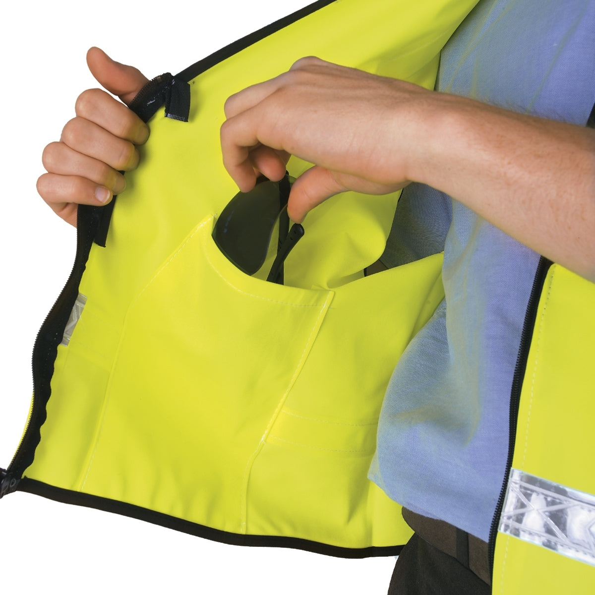 Yellow/Lime Safety Vests - MCR Safety - Reflective Design
