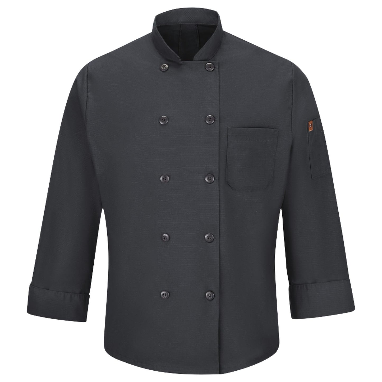 Black Chef Coats - Chef Designs - Durable Fabric