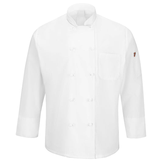 White Chef Coat - Chef Designs - Stain Resistant