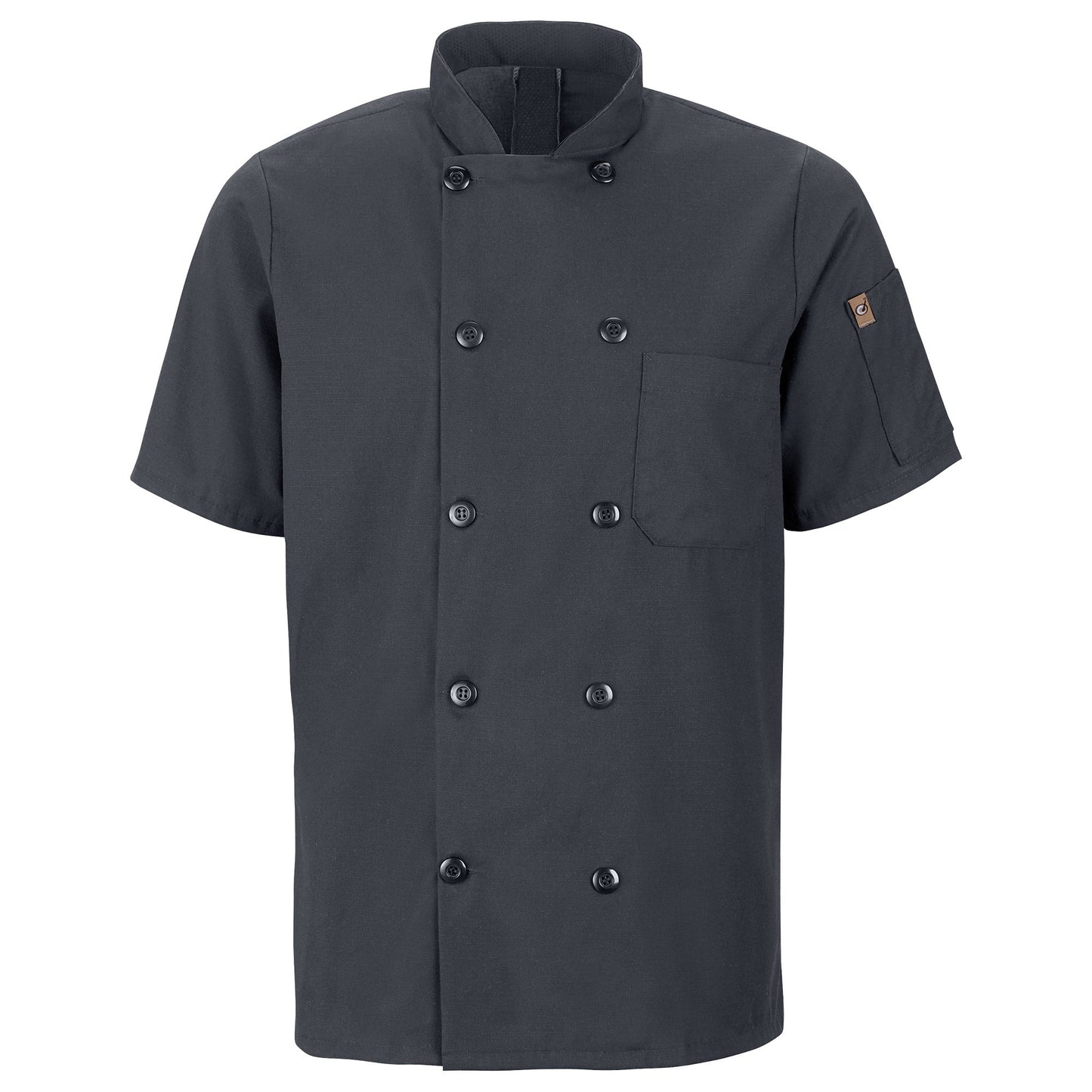 Black Chef Coat - Chef Designs - Stretch Fabric
