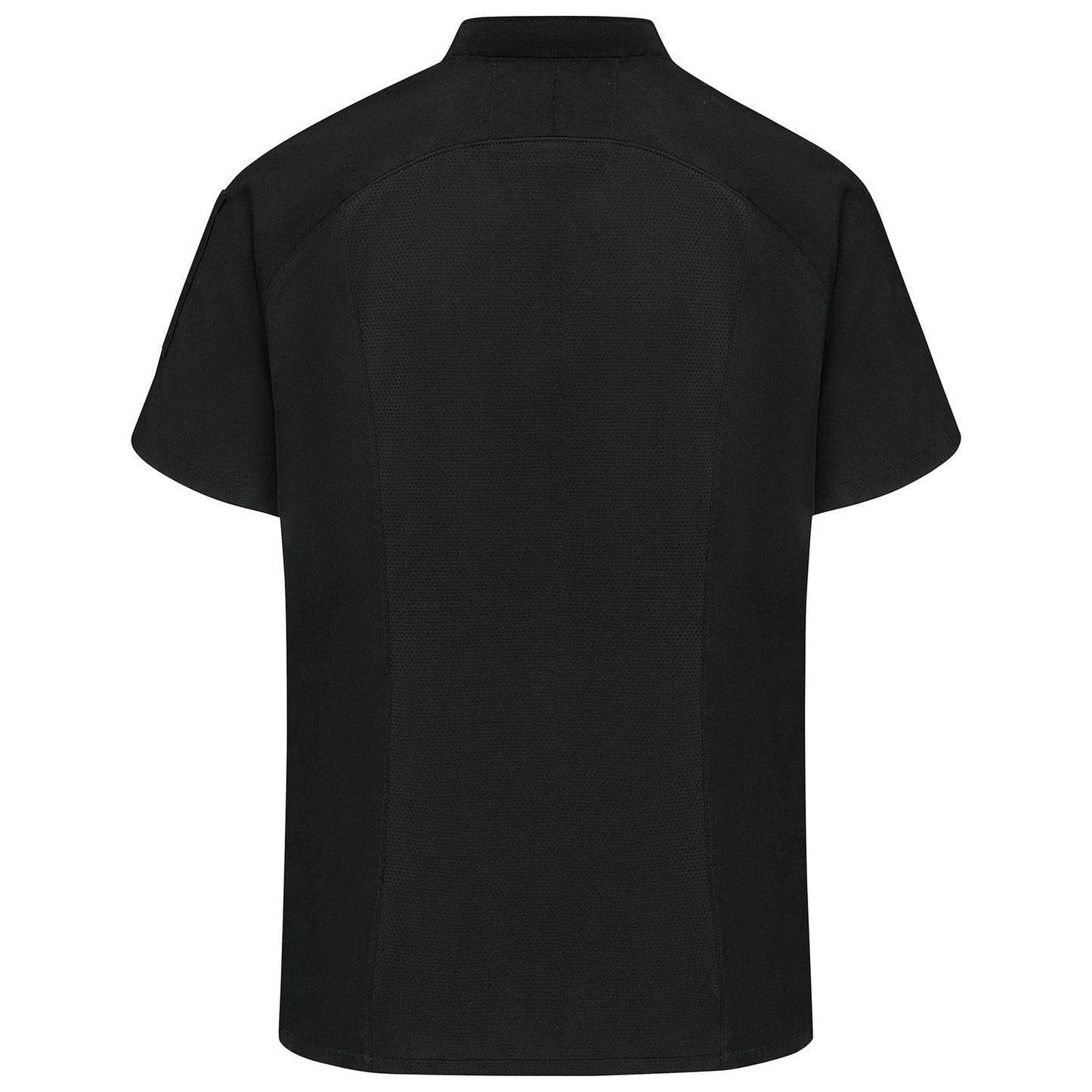 Black Airflow Chef Coat - Chef Designs - OilBlok Technology
