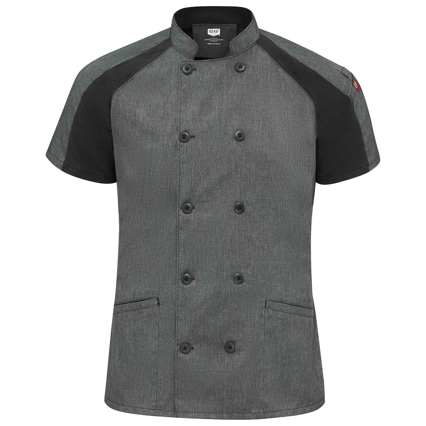 Black Airflow Chef Coat - Chef Designs - OilBlok Technology