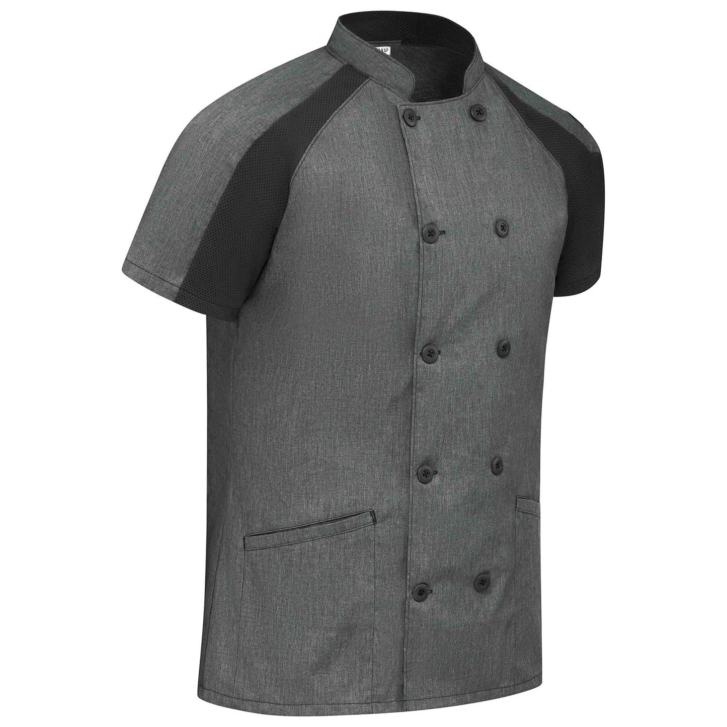 Black Airflow Chef Coat - Chef Designs - OilBlok Technology