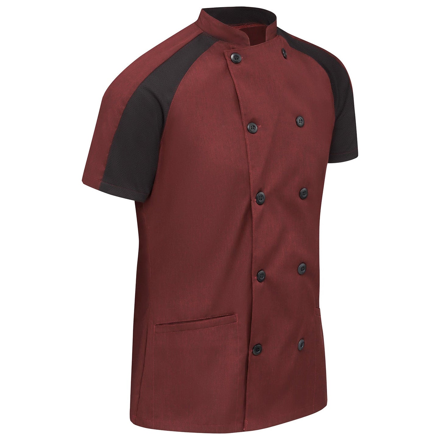 Black Airflow Chef Coat - Chef Designs - OilBlok Technology