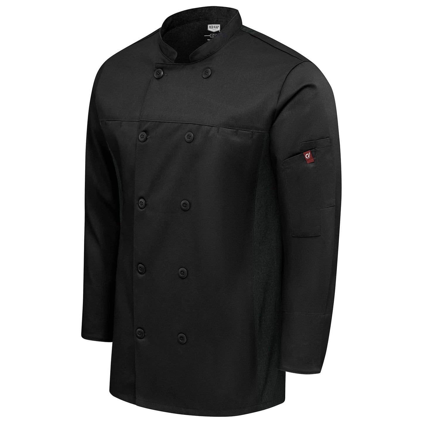 Black Chef Coat - Chef Designs - Lightweight Fabric