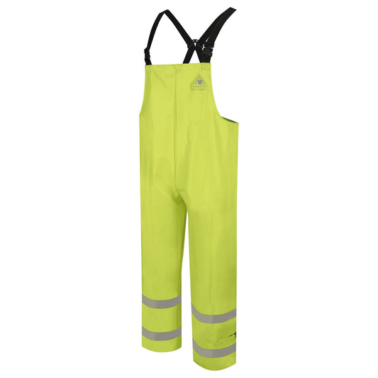 Yellow/Lime Overalls - Bulwark FR - Hi-Visibility Waterproof