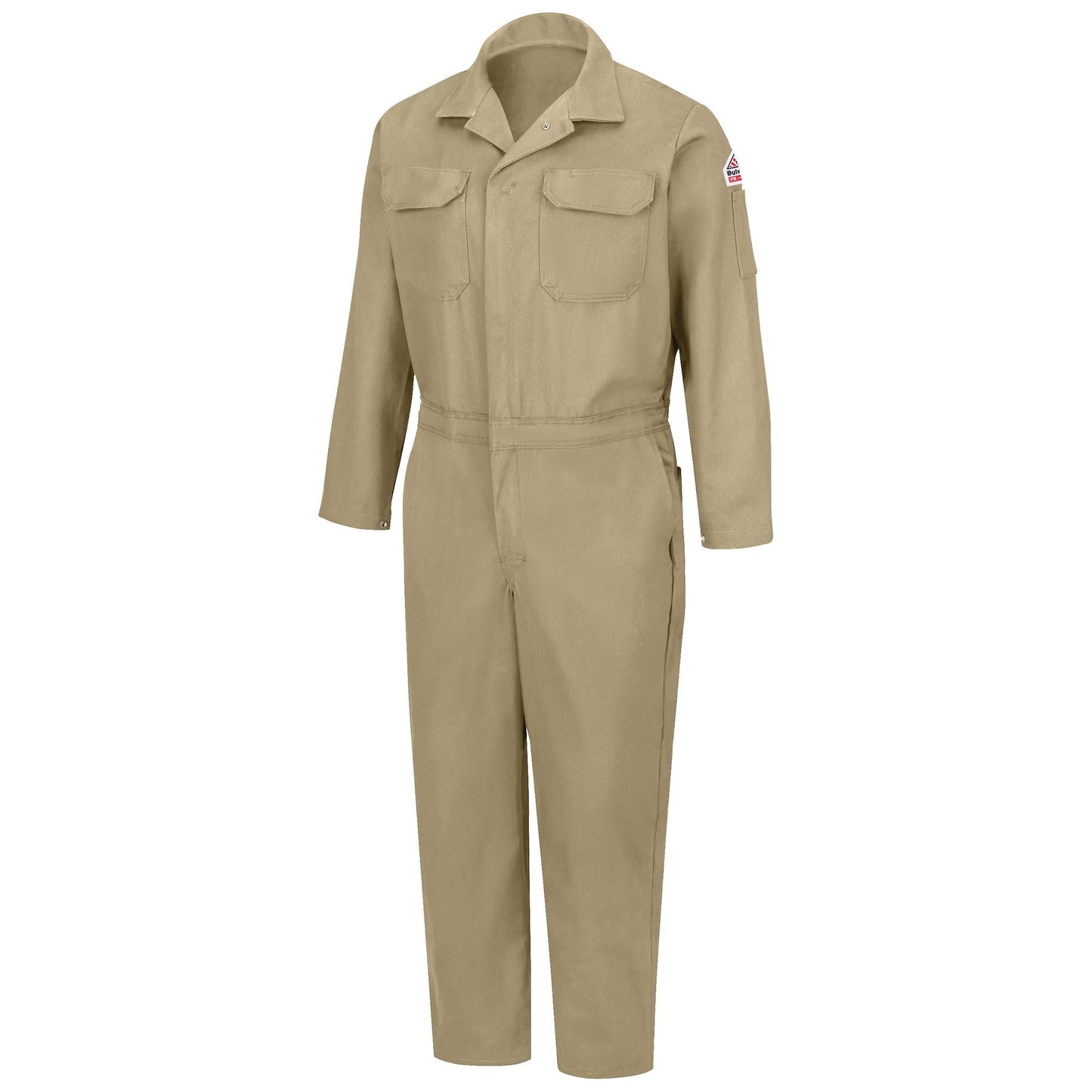 Khaki Coveralls - Bulwark FR - Deluxe Cotton Fit