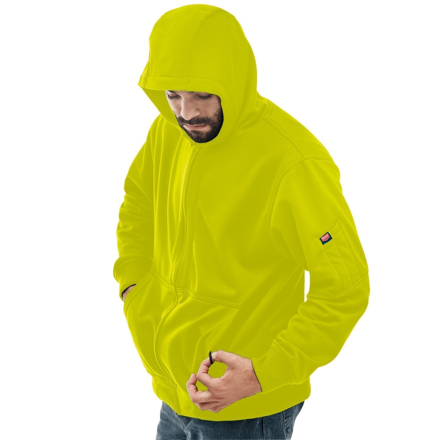 Grey Heather Hoodie - Red Kap - Performance Fabric