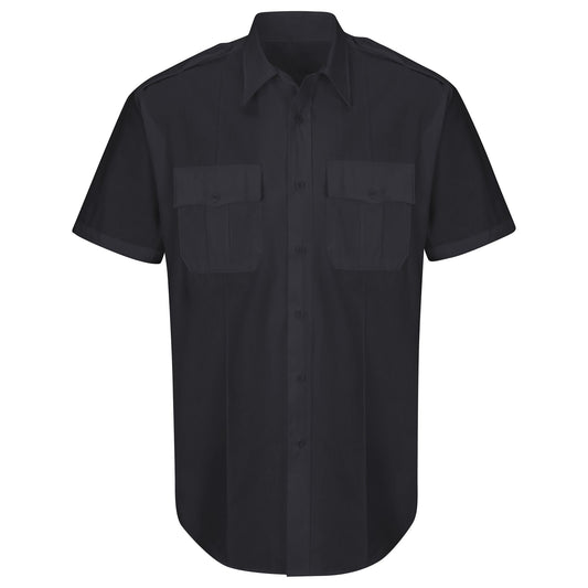 Dark Navy Button Up Shirt - Horace Small - Moisture Wicking