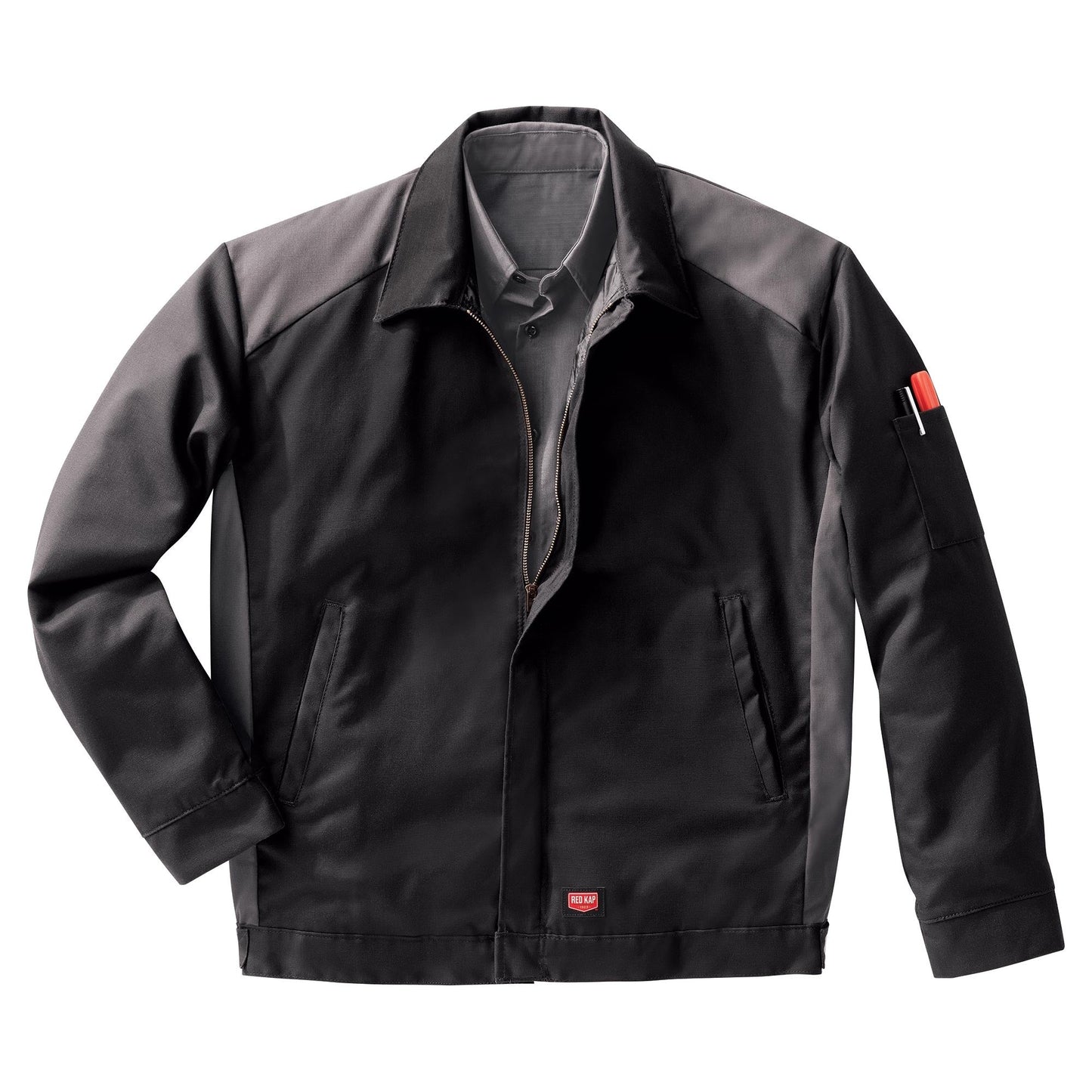 Black/Charcoal Jacket - Red Kap - Water-Repellent Fit