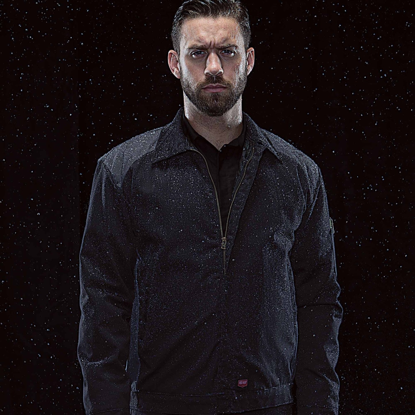 Black/Charcoal Jacket - Red Kap - Water-Repellent Fit