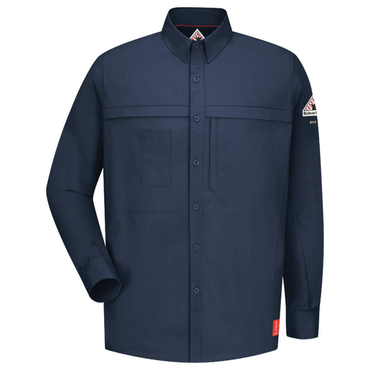 Light Tan Button Up Shirt - Bulwark FR - Concealed Pocket