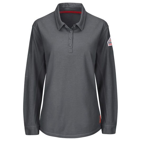 Charcoal Polo Shirt - Bulwark FR - Comfortable Fabric