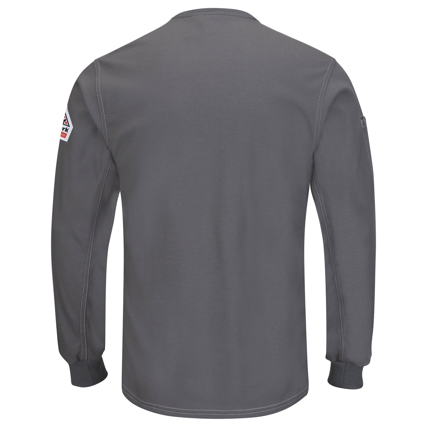 Charcoal Henley Shirt - Bulwark FR - Flame Resistant