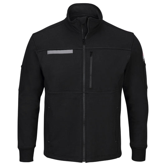 Black Fleece Jacket - Bulwark FR - Flame Resistant