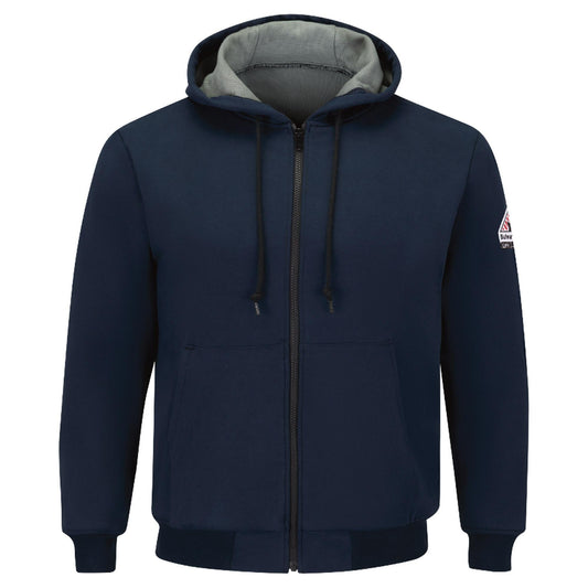 Blue Sweatshirts | Bulwark FR | Warm Hooded Jacket - Bulwark - Thermal Lining
