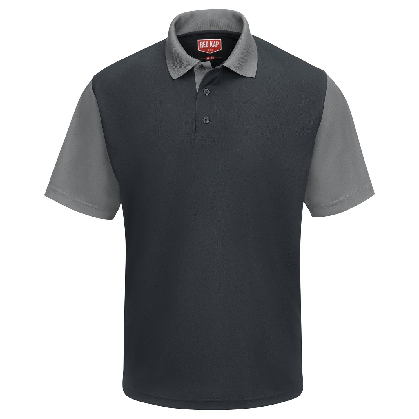 Black/Charcoal Performance Polo - Red Kap - Moisture-Wicking