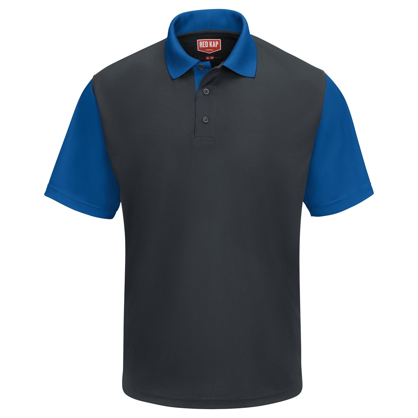 Black/Charcoal Performance Polo - Red Kap - Moisture-Wicking