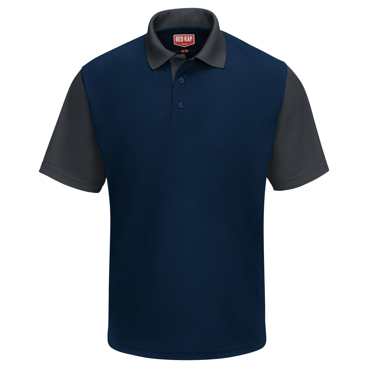 Black/Charcoal Performance Polo - Red Kap - Moisture-Wicking