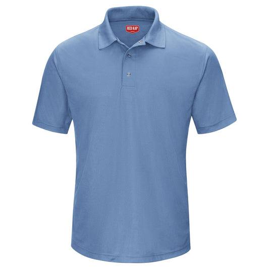 Medium Blue Polo Shirt - Red Kap - Moisture-Wicking