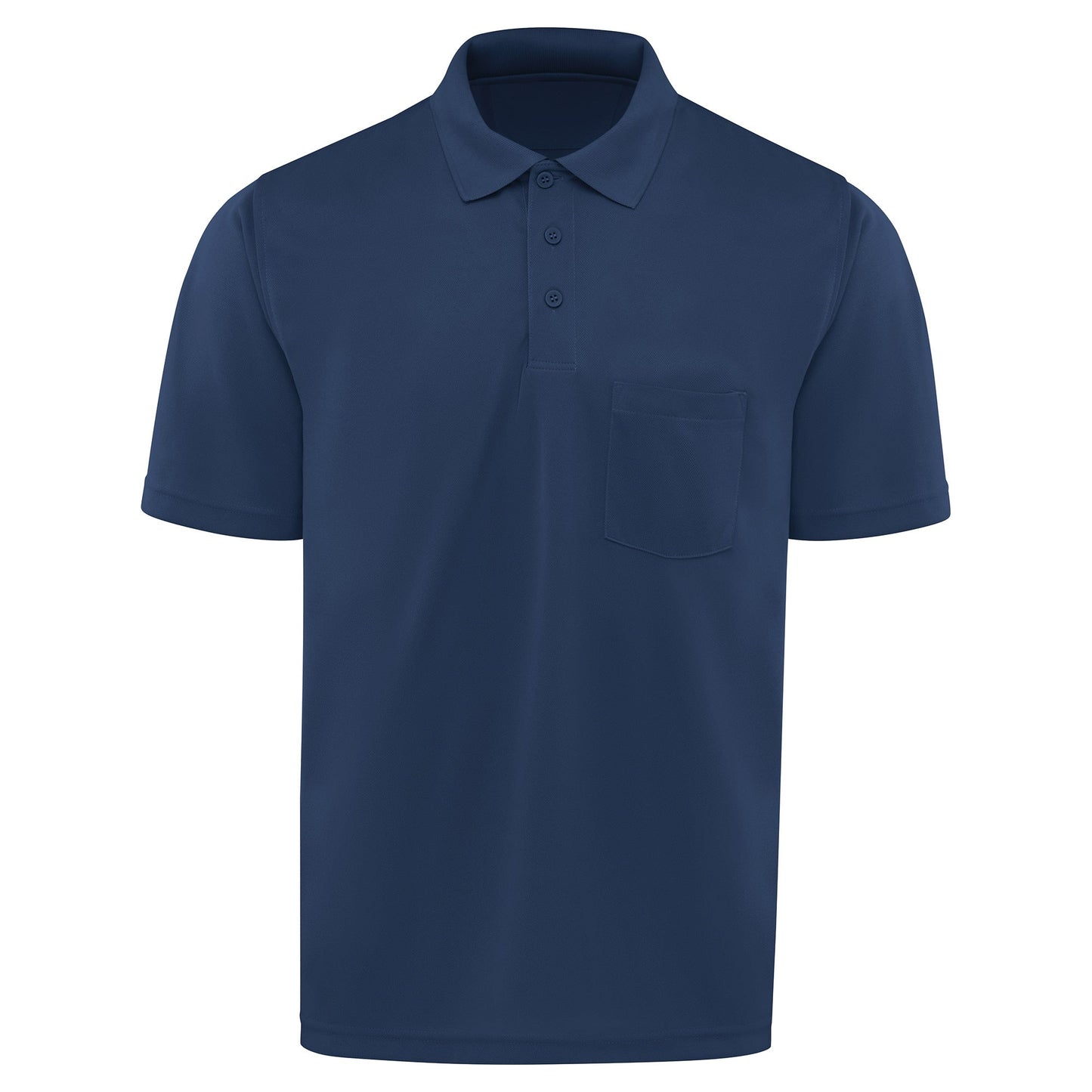 Black Performance Polo - Red Kap - Moisture Wicking