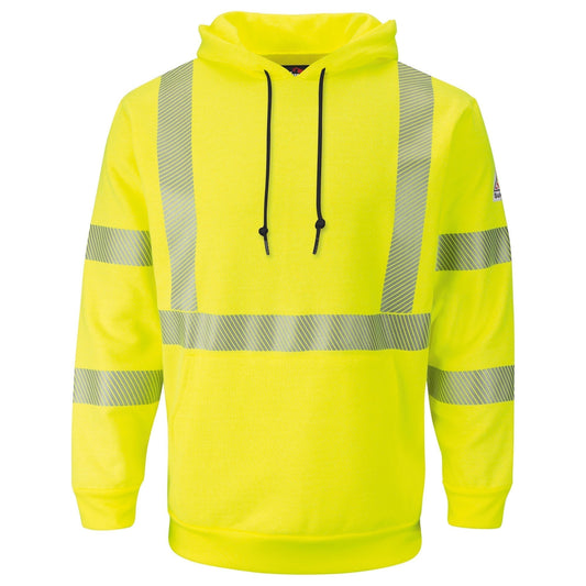 Yellow Safety Sweatshirts - Bulwark FR - Reflective Design