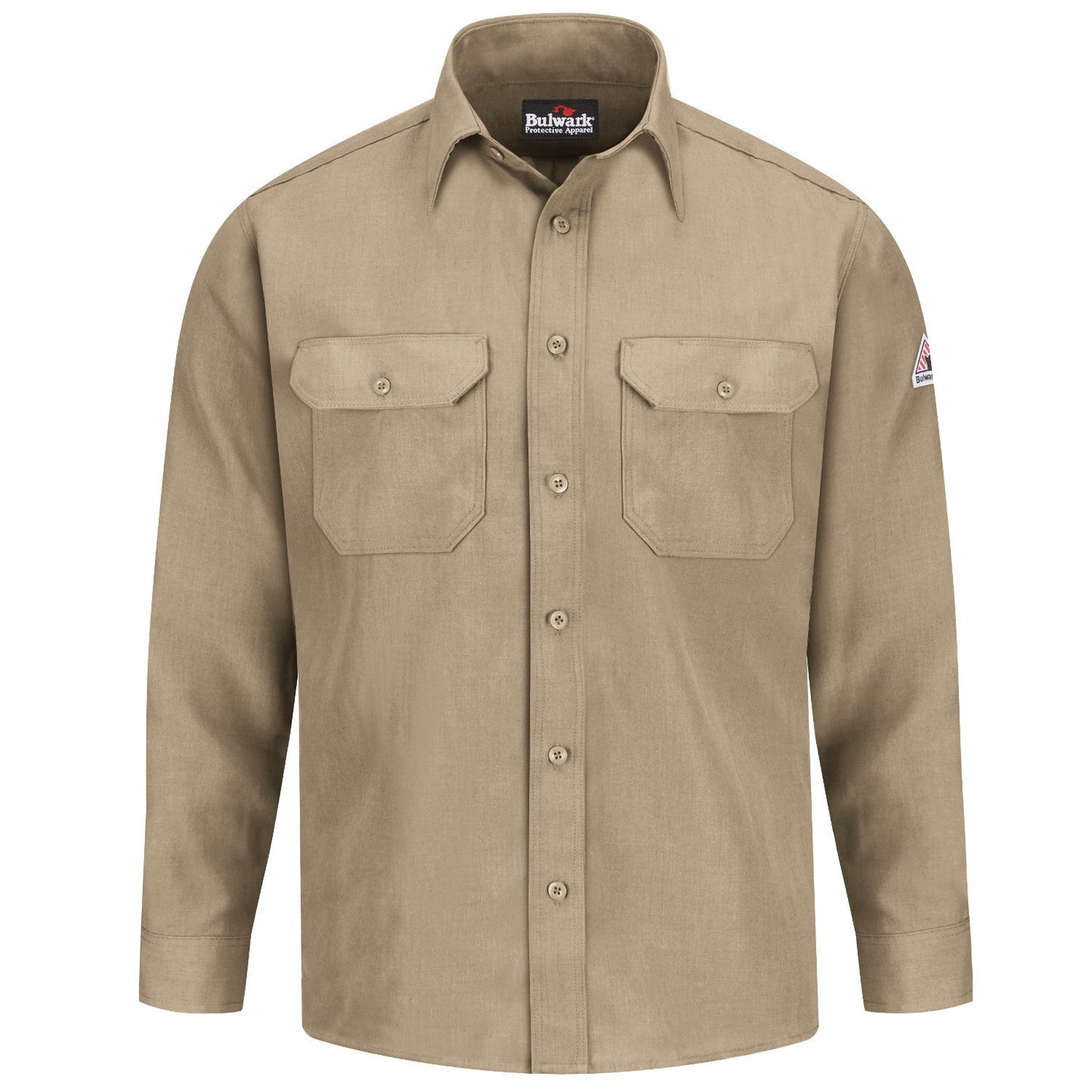 Gulf Blue Button Down Shirt - Bulwark FR - Lightweight Uniform