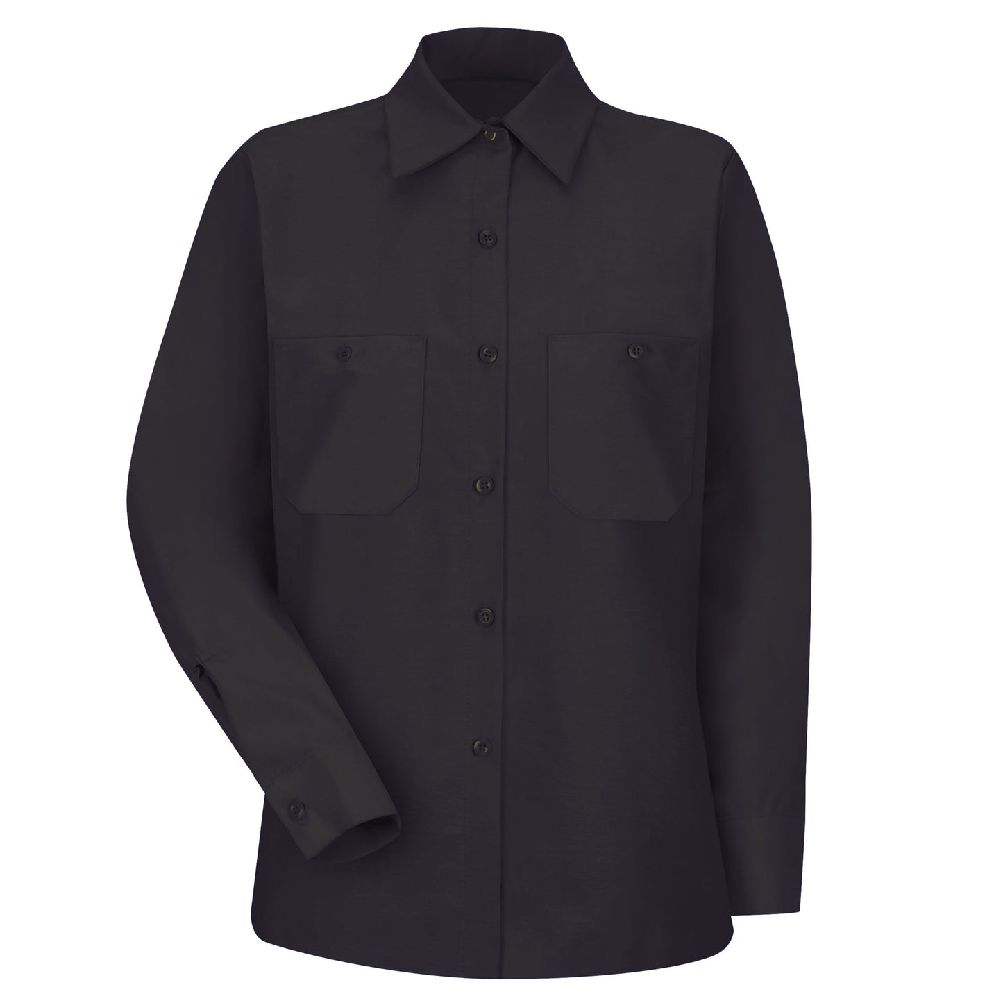 Black Button Up Shirts - Red Kap - Lightweight Work