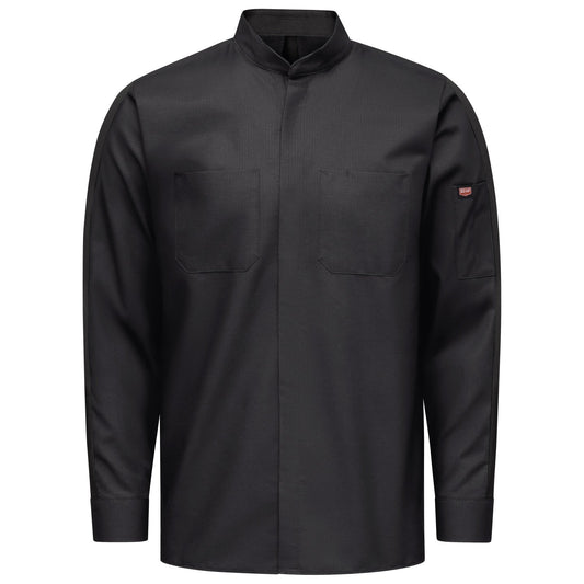 Black Button Up Shirts - Red Kap - Durable Ripstop Fabric