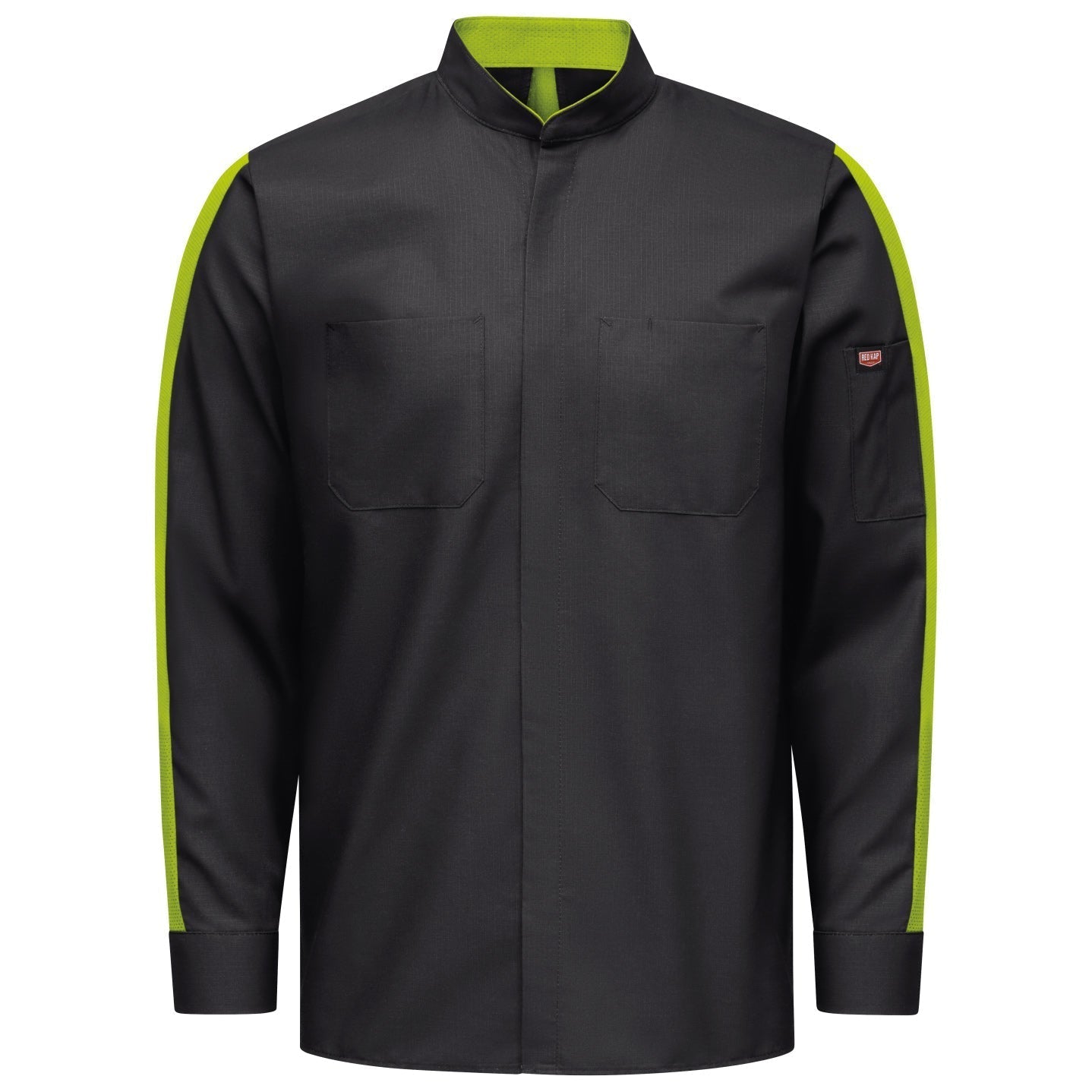 Black Button Up Shirts - Red Kap - Durable Ripstop Fabric