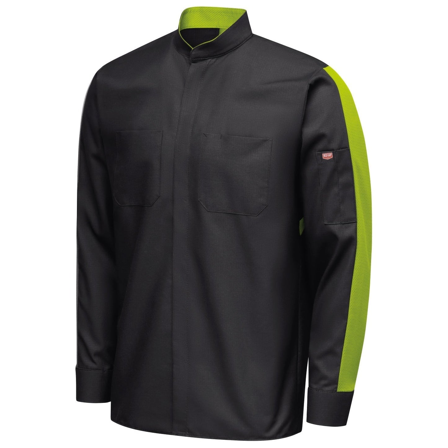 Black Button Up Shirts - Red Kap - Durable Ripstop Fabric