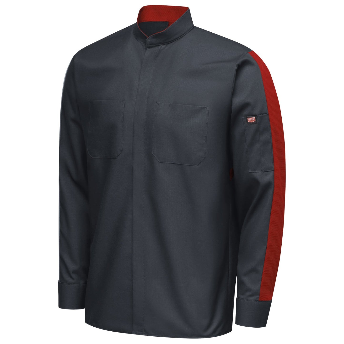 Black Button Up Shirts - Red Kap - Durable Ripstop Fabric