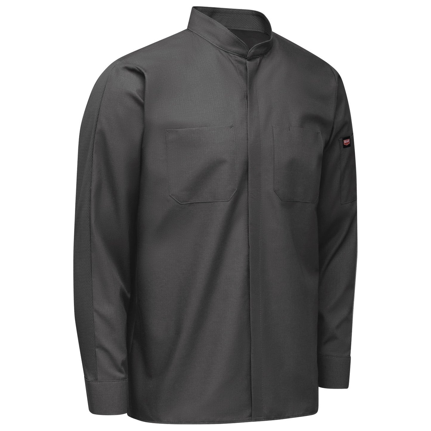 Black Button Up Shirts - Red Kap - Durable Ripstop Fabric