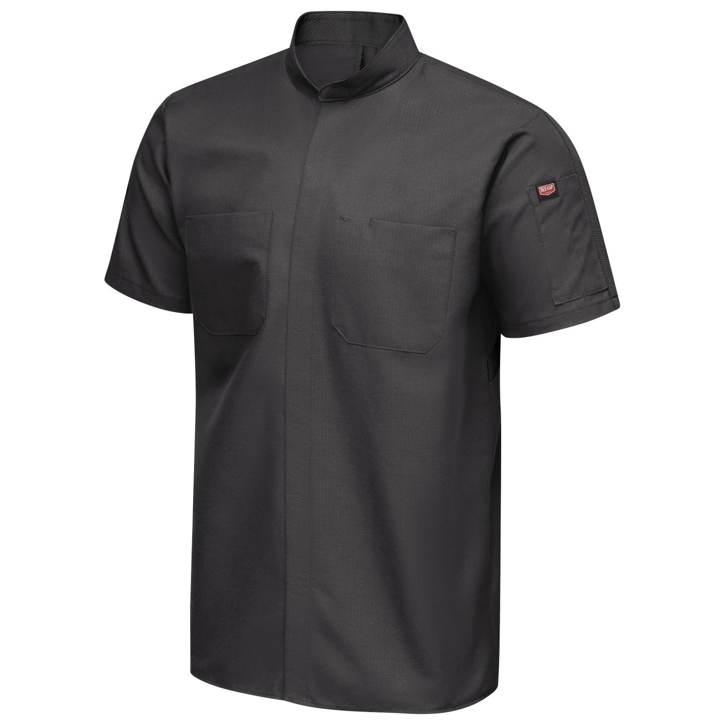 Black Button Up Shirt - Red Kap - Oilblok Technology