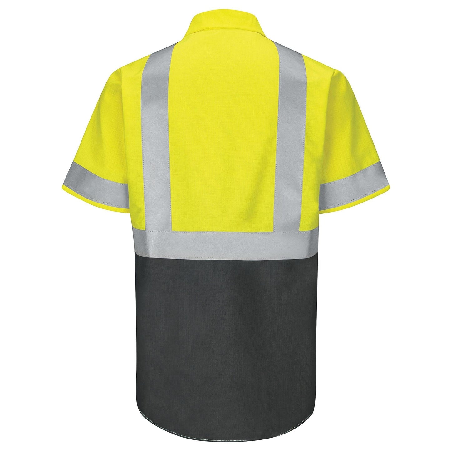 Hi-Vis Button Up Shirt - Red Kap - Colorblock Ripstop