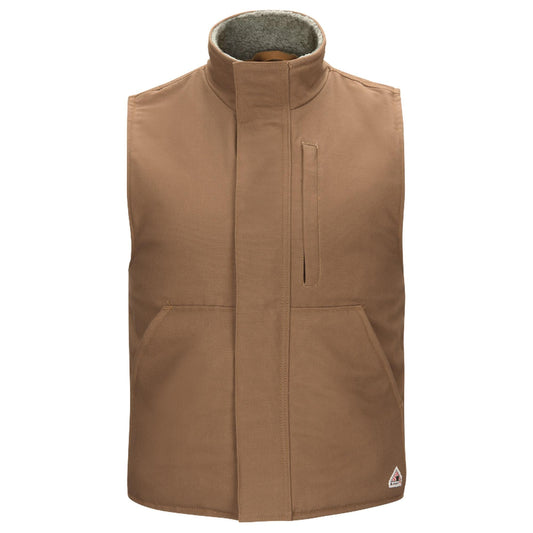 Brown Vests - Bulwark FR - Insulated Sherpa Lined