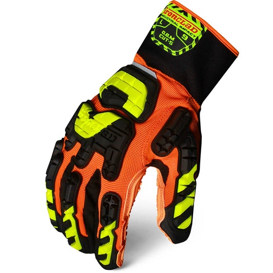 Orange/Yellow Performance Gloves - Ironclad - Cut Resistant
