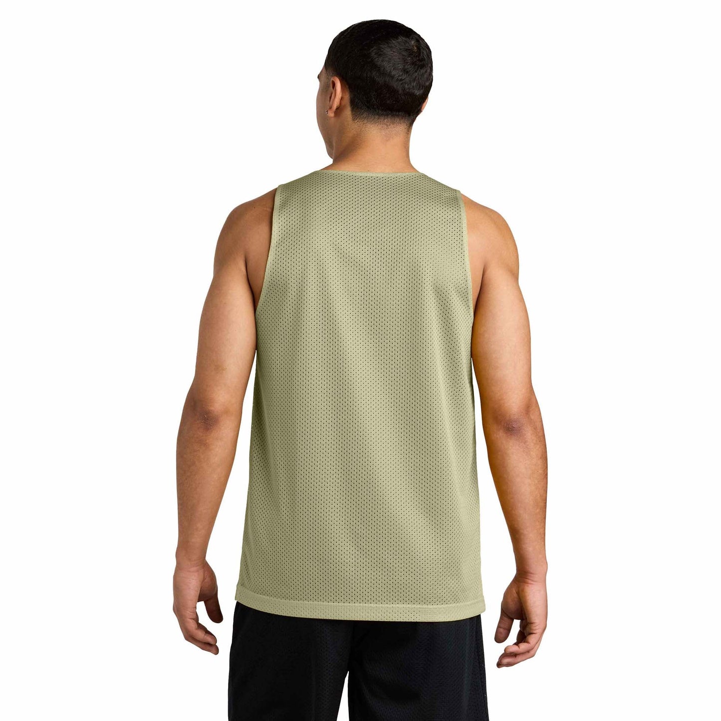 Black/Deep Red Tank Tops - Sport-Tek - Moisture-Wicking