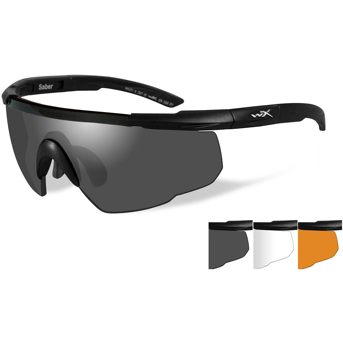 Grey Lens Glasses - Wiley X - Adjustable Temples