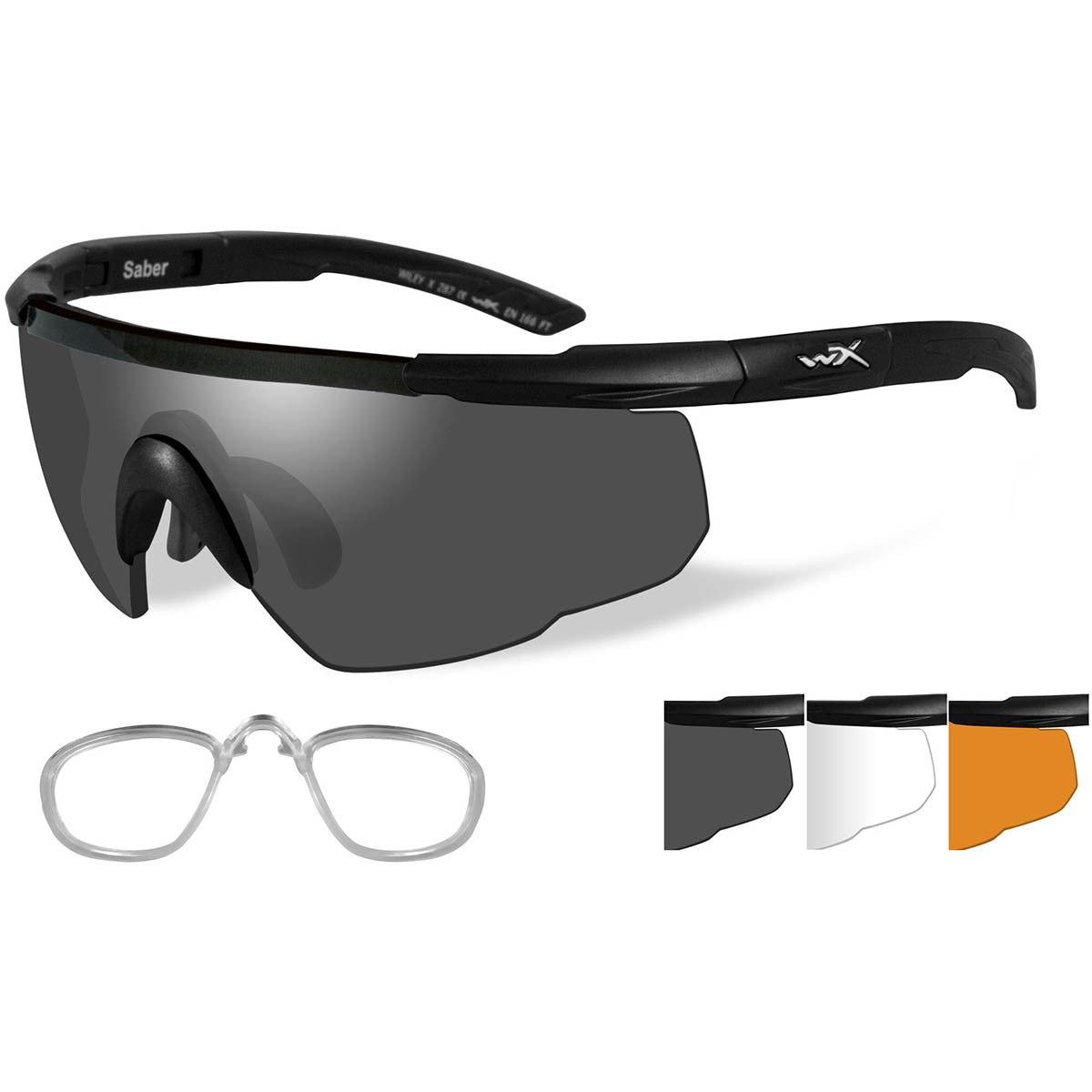 Grey Lens Glasses - Wiley X - Adjustable Temples
