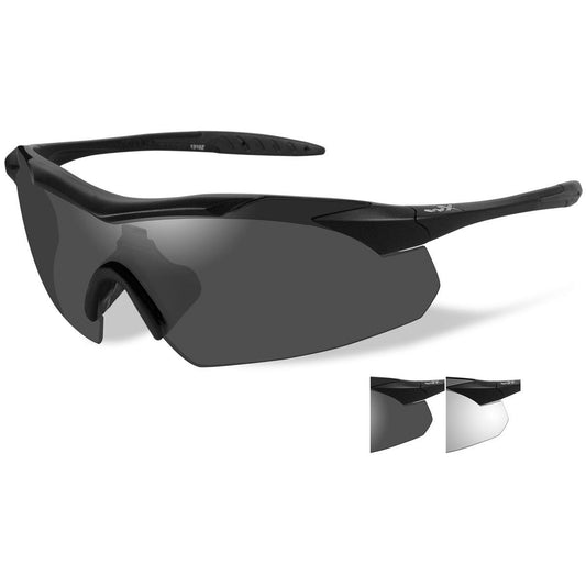 Grey Clear Lens Glasses - Wiley X - Lightweight Frame