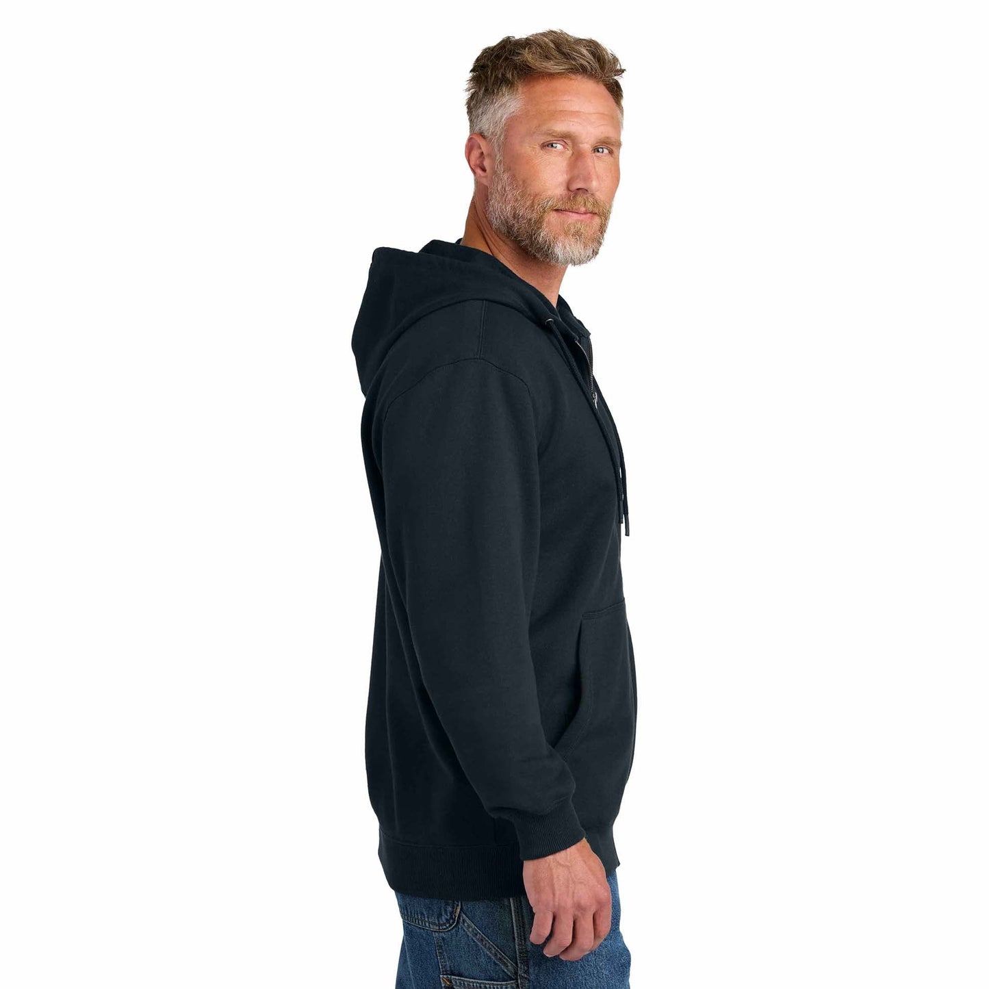 Black Sweatshirts - Cornerstone - Tough Fleece Hoodie - Durable