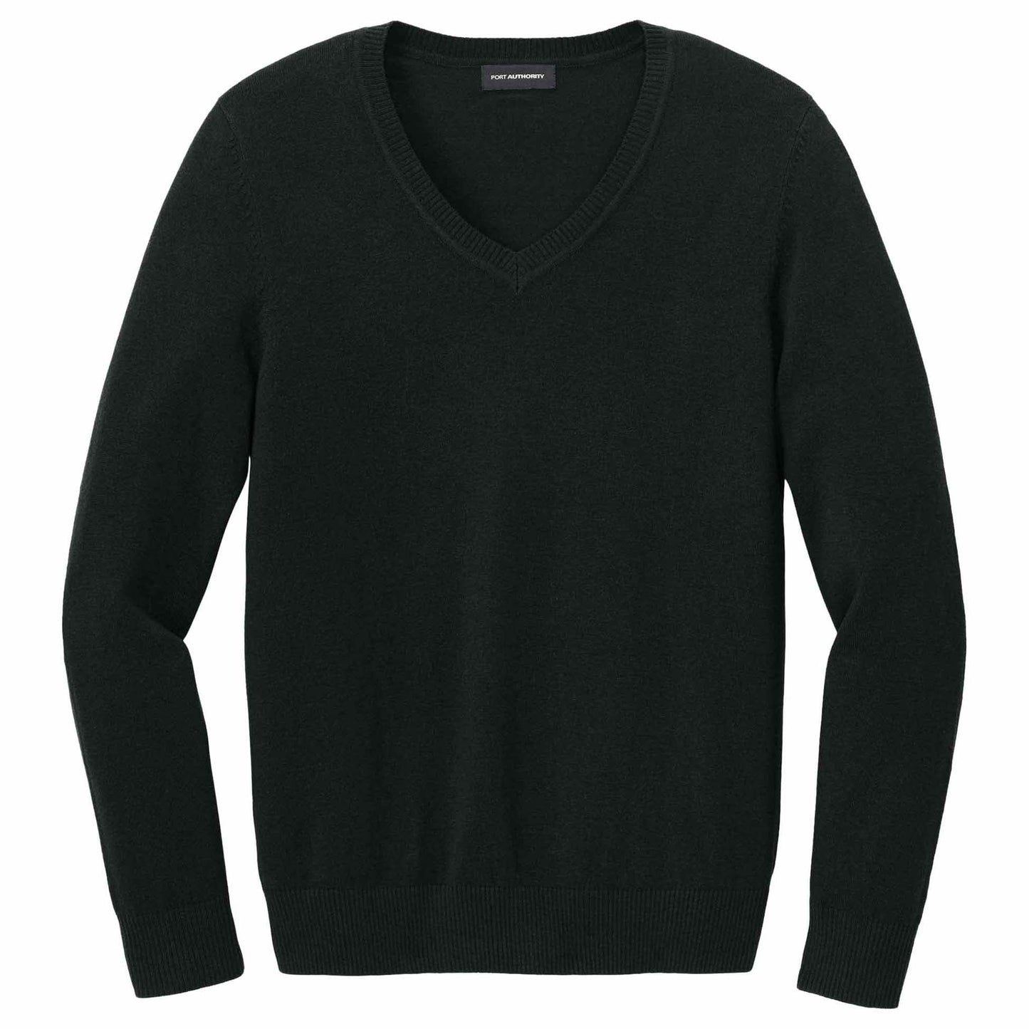 Aegean Blue Sweater - Port Authority - V-Neck Design