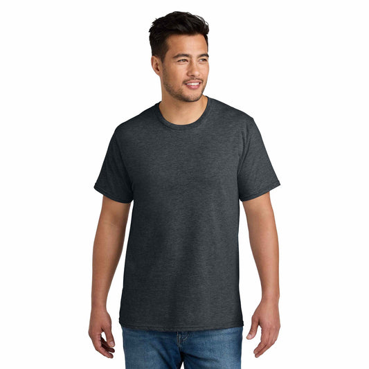 Dark Heather Grey T-Shirts - Port & Company - Soft Blend