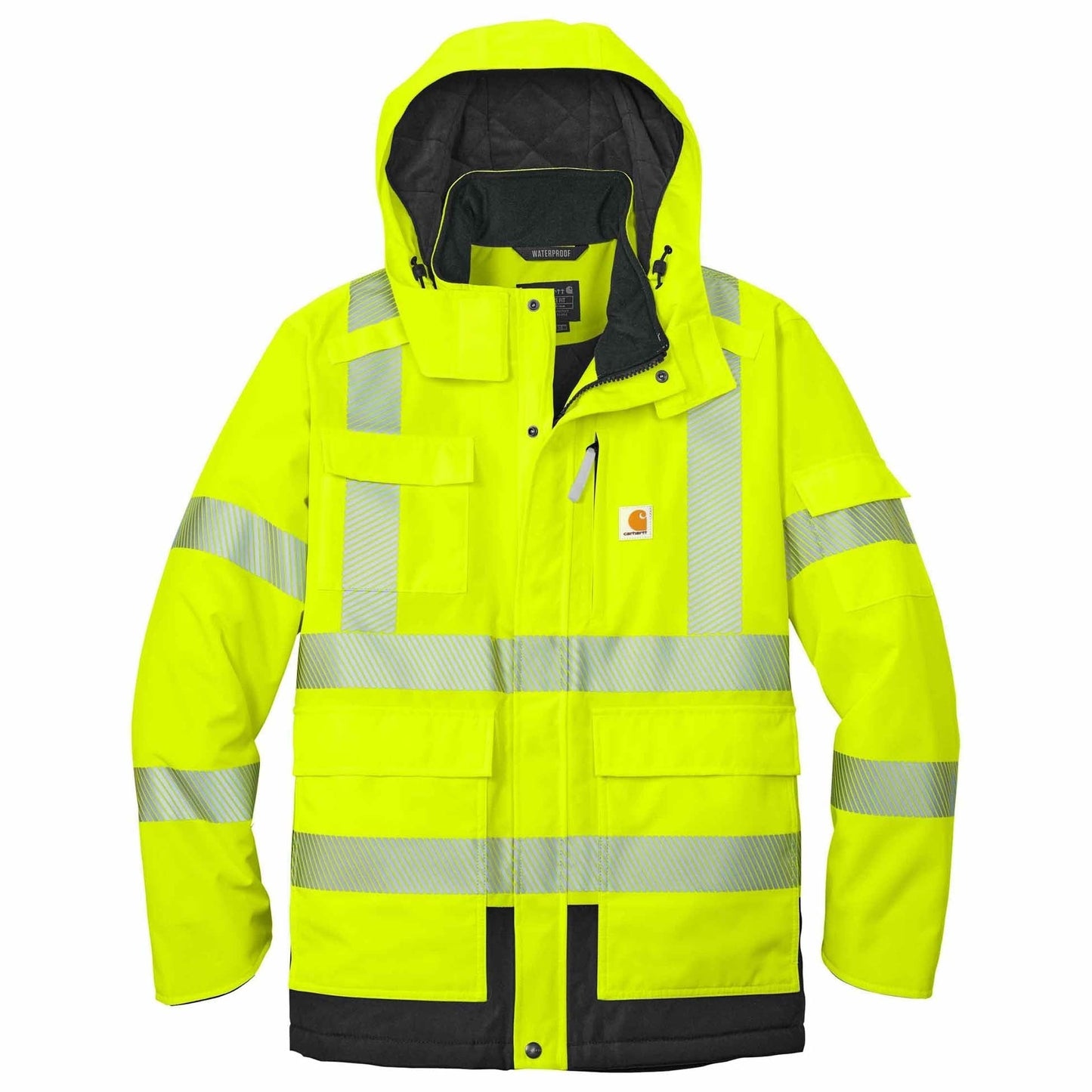 Brite Lime Safety Jacket - Carhartt - Waterproof Insulated